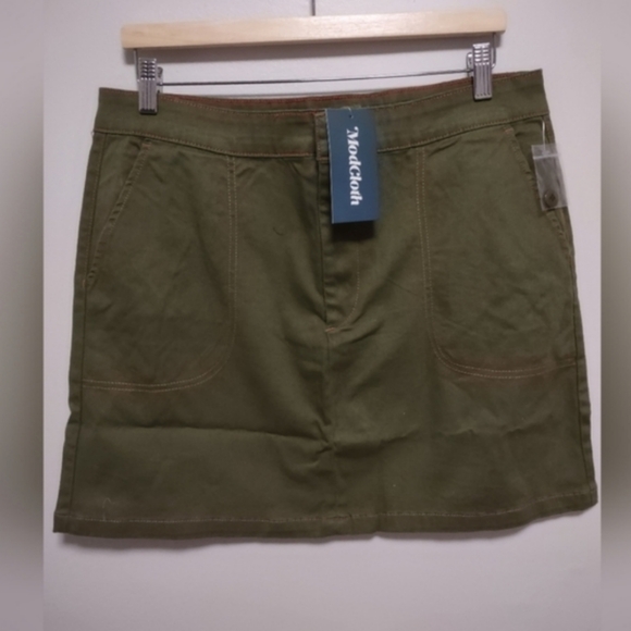 NWT Modcloth Green Sew It Seems Mini Skirt - Picture 4 of 5